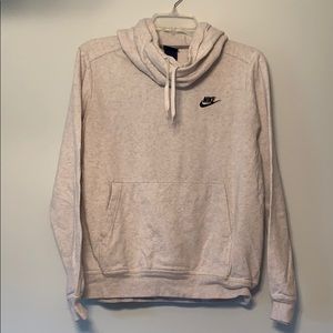 Nike Slate gray high neck hoodie